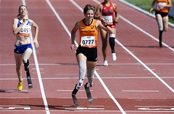 Marlou van Rhijn of the Netherlands will be one of the athletes competing in Berlin this weekend ©AFP/Getty Images
