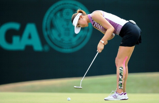 Michelle Wie endured a frustrating day at Pinehurst which saw her drop four shots on the back-nine ©Getty Images 