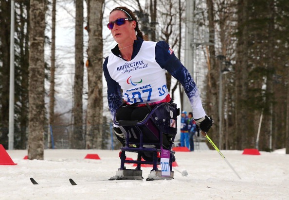 Tatyana McFadden transferred her remarkable form on the track and road to the snow in Sochi to claim a silver medal ©Getty Images 