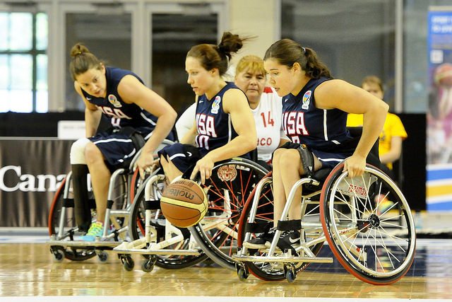 The United States secured their third win in Toronto by hammering Peru 93-14 ©Wheelchair Basketball Canada