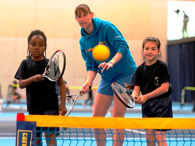 Visitors to the Lee Valley Centre can avail of six outdoor and four indoor tennis courts ©Lee Valley Regional Park Authority