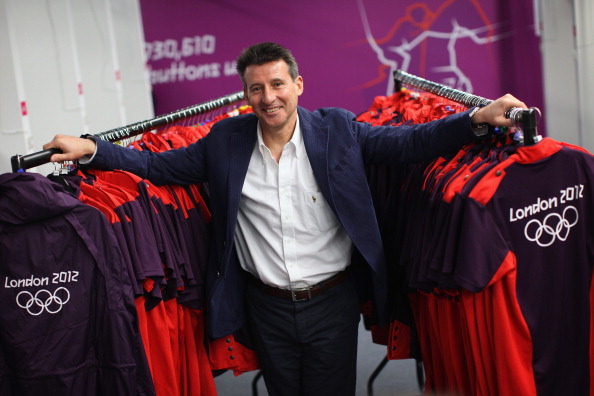Sebastian Coe, seen here at the launch of the Games Makers' uniforms for the London 2012 Games, will be a special guest at this year's Great North Run, where the millionth finisher will be celebrated ©Getty Images