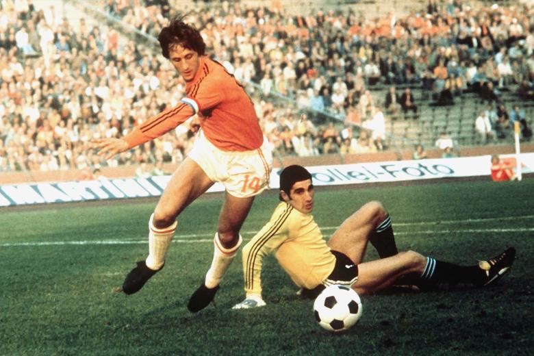 Johan Cruyff was at the centre of a Dutch team that captured the imagination of everyone at the 1974 World Cup in West Germany ©Getty Images