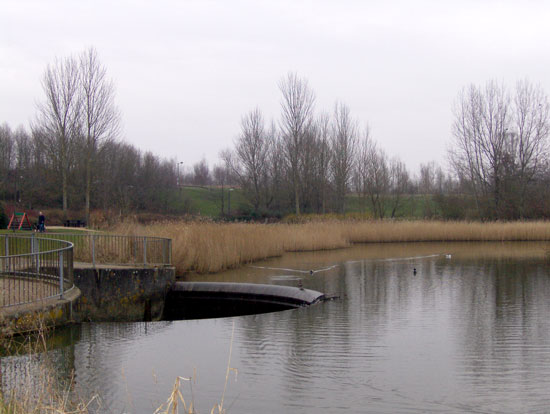 The area around Lodge Lake would be developed into a housing estate as part of the proposals, something which has been opposed by Loughton Parish Council ©ITG