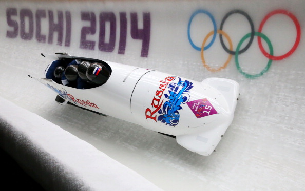 Nikolay Khrenkov aboard Russia 3 at the Sochi 2014 Games ©Getty Images