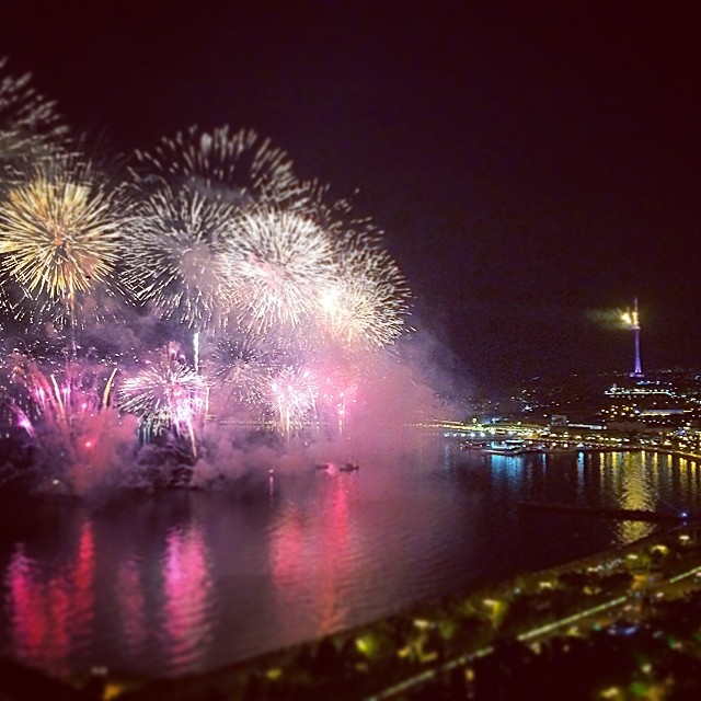 Baku 2015 fireworks 1