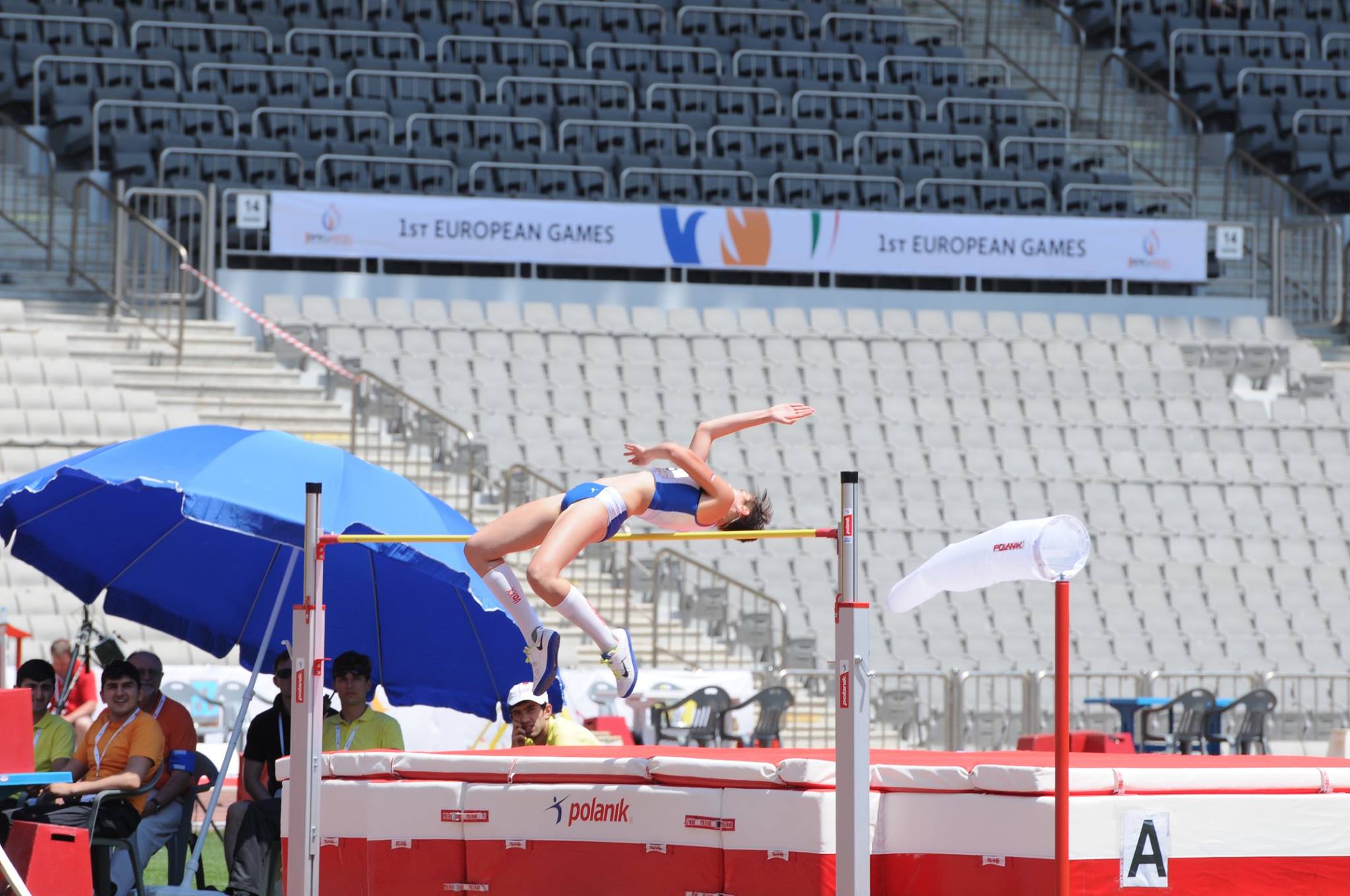 There was a high standard of competition in events during the European Youth Olympic Trials in Baku, including the women's high jump ©Baku 2015