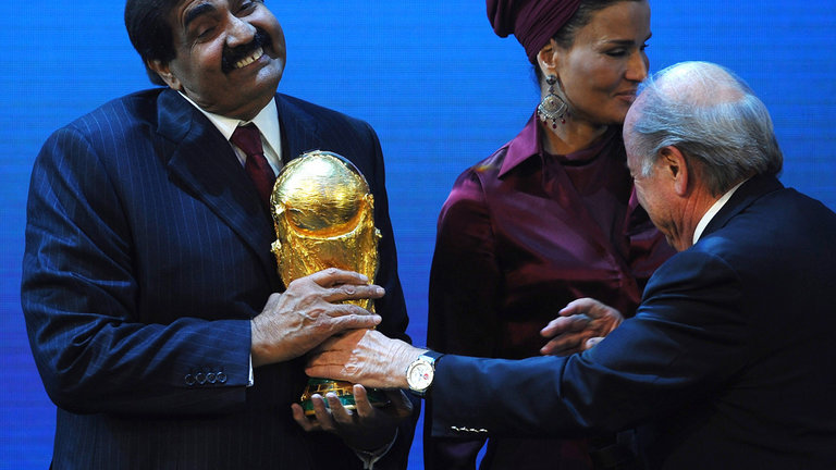 FIFA's decision by its ruling Executive Committee to award Qatar the 2022 World Cup has led to widespread allegations of corruption ©Getty Images