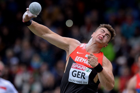 David Storl, Germany's double world shot put champion, earned maximum points on the first full day of the European Team Championships ©Getty Images