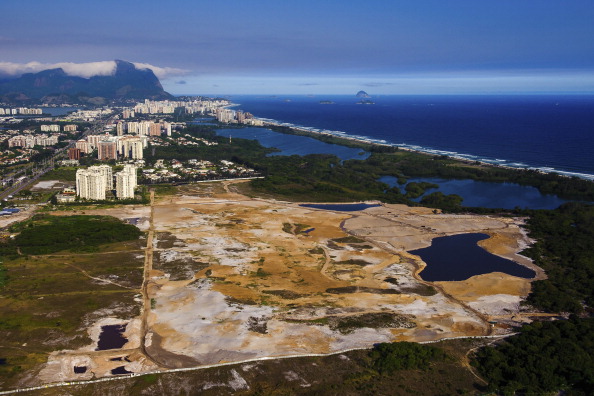A lot of work remains to be done if the golf course at Barra de Tijuca (pictured in November) is to be ready in time ©Getty Images