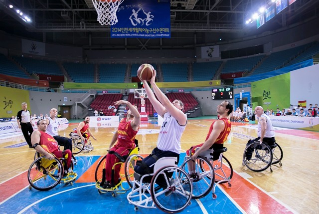 Action at the World Wheelchair Basketball Championships continued in Incheon today ©SA Images