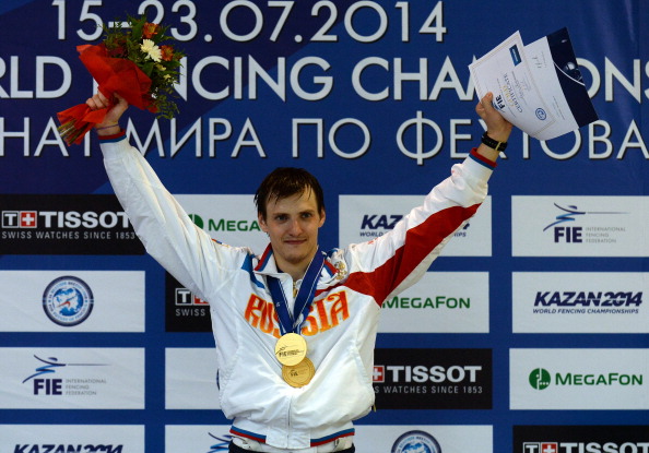 Aleksey Cheremisinov secured gold for the home nation today at the World Fencing Championships ©Getty Images
