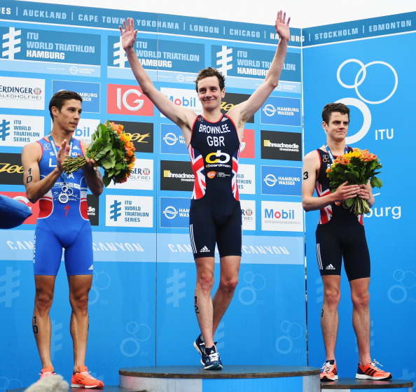 Alistair Brownlee has claimed his first victory of 2014 in Hamburg ©Getty Images