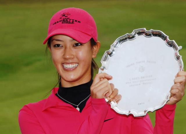 As a fresh-faced 15-year-old, Wie finished as the leading amateur at the 2005 Women's British Open at Royal Birkdale ©AFP/Getty Images