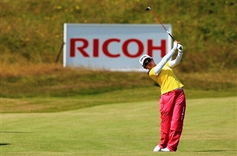 Ayako Uehara of Japan leads the Women's British Open after an opening round of 68 ©Getty Images 