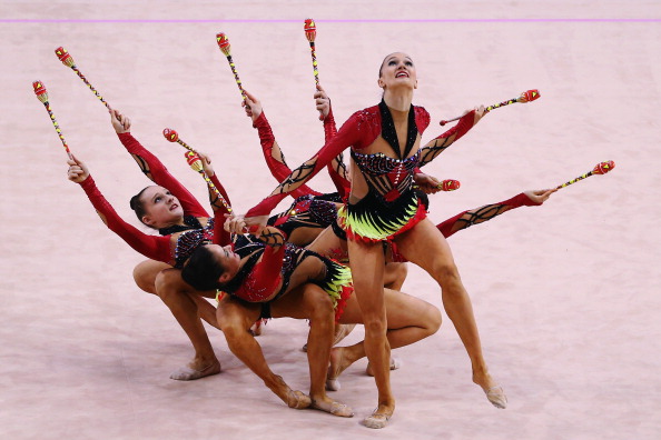 Azerbaijani rhythmic gymnasts will be hoping to perform well on home turf in Baku ©Getty Images