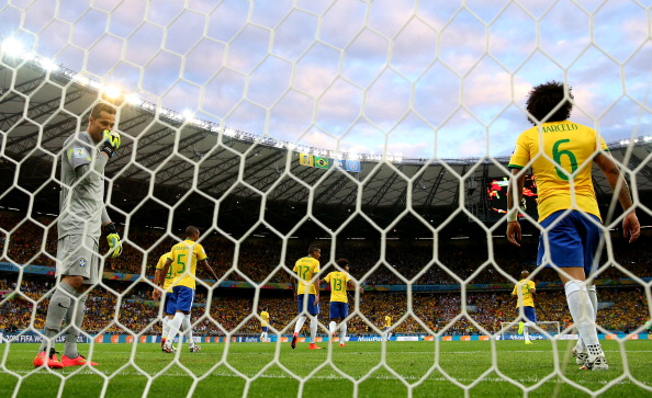 Brazil's 7-1 humiliation in their semi-final against Germany was a stunningly unexpected result ©FIFA via Getty Images