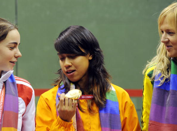 Delhi 2010 squash champion Nicol David will carry the Malaysian flag ©AFP/Getty Images