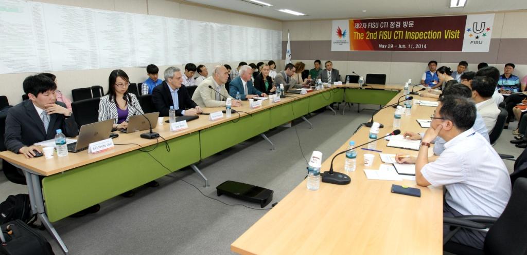 FISU is carrying out an inspection visit of Gwangju ahead of the 2015 Summer Universiade ©Gwangju 2015