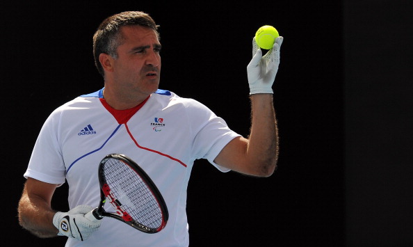 Frenchman Stephane Houdet will play Briton Gordon Reid in the semi-final of the men's singles ©AFP/Getty Images