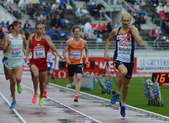 Gareth Warburton also represented Great Britain over 800m at London 2012 ©AFP/Getty Images