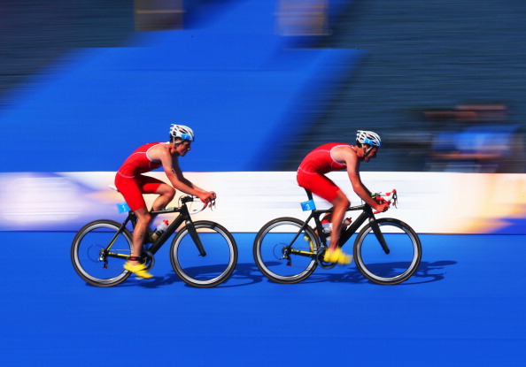 Alastair and Jonathan Brownlee lead the way ©Getty Images