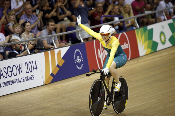 Anna Meares wins her fifth Commonwealth Games gold medal ©AFP/Getty Images
