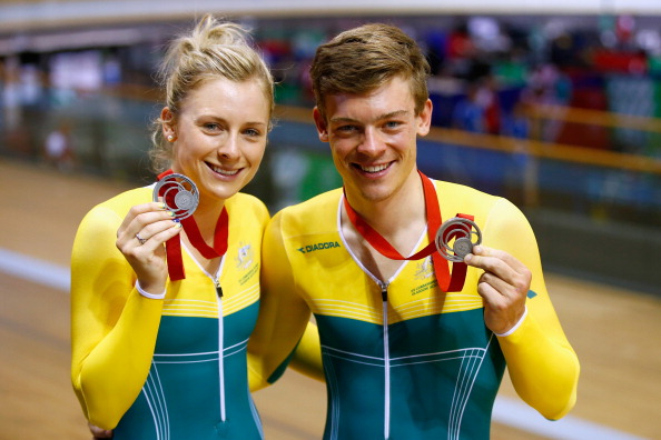 Brother and sister duo Alex and Annette Edmondson take silver on the track today ©Getty Images