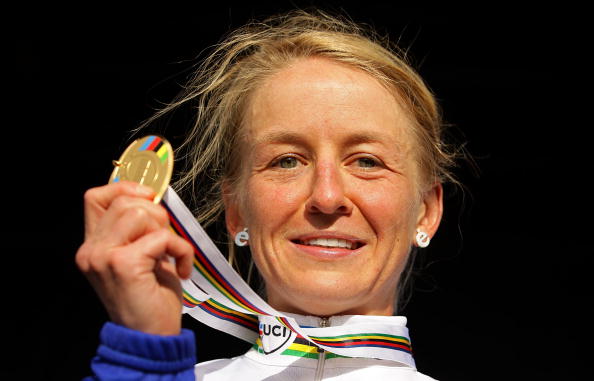 Emma Pooley won time trial gold at the UCI Road World Championships in Melbourne in 2010 ©Getty Images