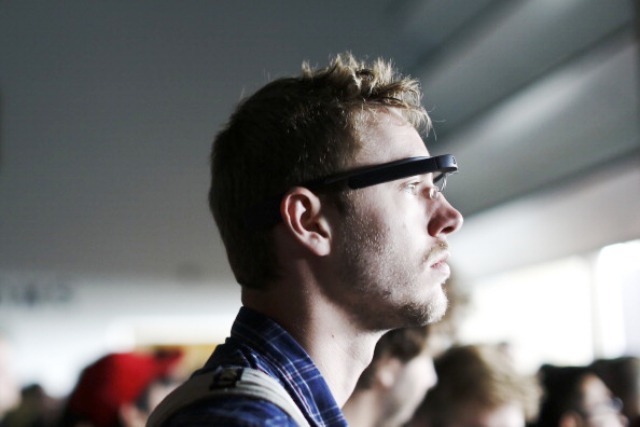 Google Glass allows users to wear a smartphone-like set of glasses to use the internet and communicate ©Getty Images 