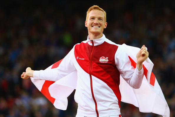 Greg Rutherford celebrates gold ©Getty Images
