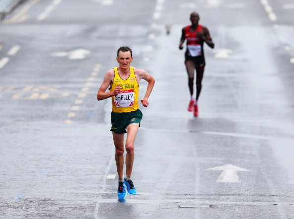 Michael Shelley put in a superb performance to win the men's marathon this morning ©Getty Images