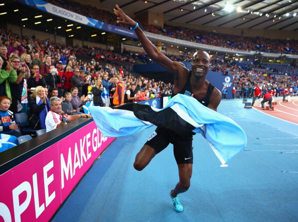 Nijel Amos won gold for Botswana over 800m ©Getty Images