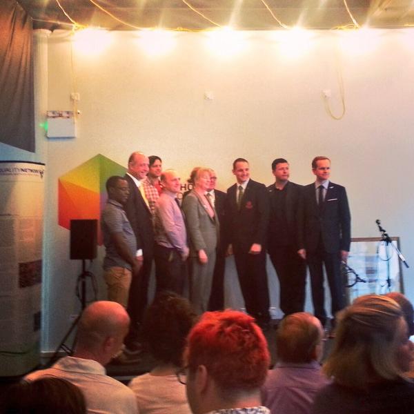 Pride House Glasgow was officially opened today with speakers inclulding Glasgow 2014 chief executive David Grevemberg and Cabinet secretary for Commonwealth Games Shona Robison ©Twitter