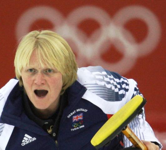 Rhona Howie has claimed Olympic curling medals as both a player and coach with Great Britain ©AFP/Getty Images