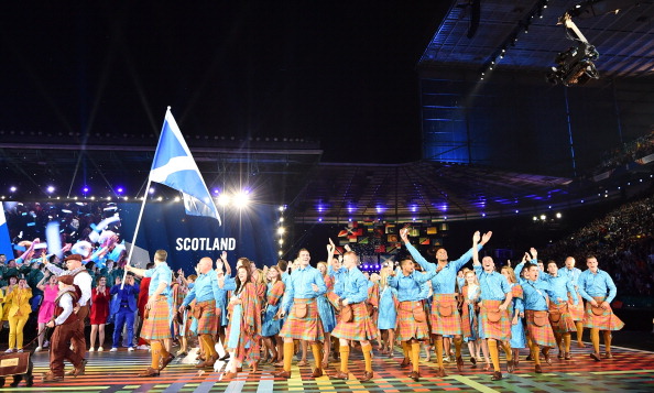 Scotland parade at the Opening Ceremony ©Getty Images