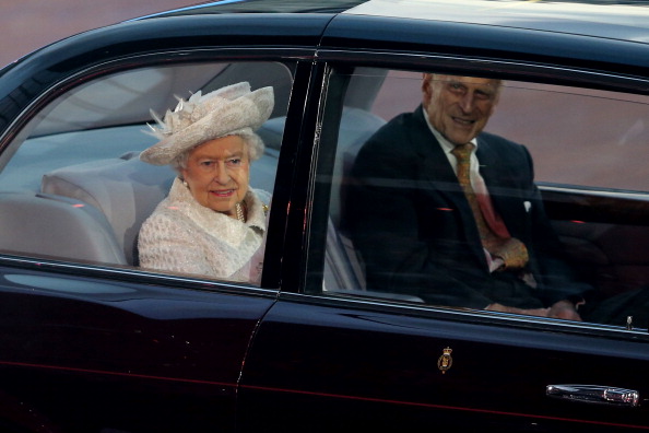 The Queen enters Celtic Park ©Getty Images