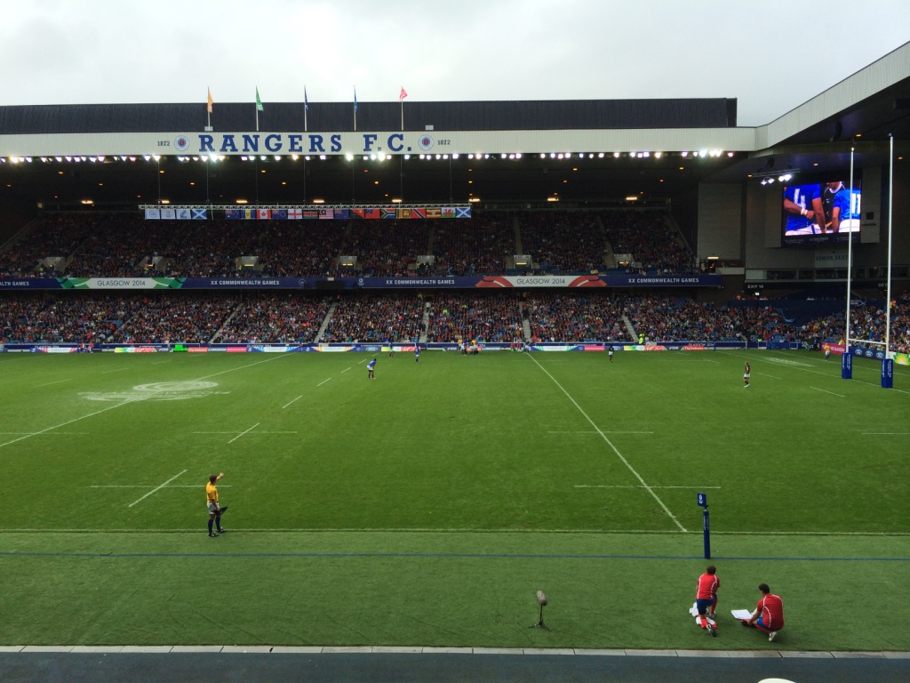 The view from Ibrox