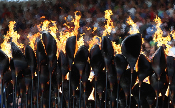 Thomas Heatherwick’s design for the London 2012 Olympic Cauldron featured 204 individual “petals” - one for each participating nation ©Getty Images