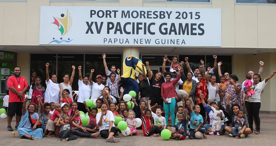 Tura the Kokomo is spreading the message of the 2015 Pacific Games ©Papua New Guinea 2015
