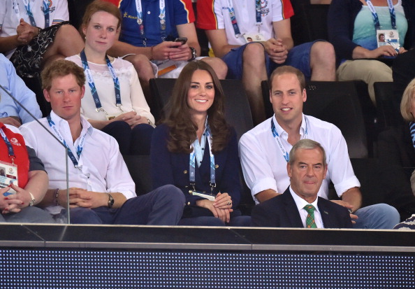 William and Kate joined Prince Harry at the gymnastics today ©Getty Images