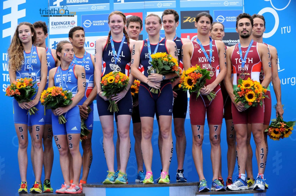 Great Britain has secured its third triathlon mixed relay world title ©ITU