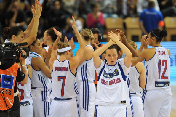 Great Britain's women basketball players have qualified for next year's European Championships, but they need funding to be able to participate ©AFP/Getty Images