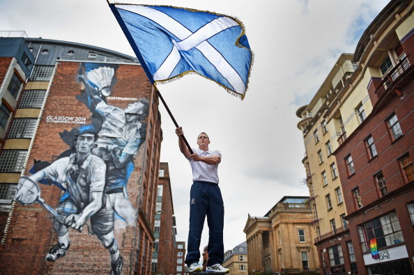 Judo player Euan Burton was announced as the Scottish Flagbearer for Glasgow 2014 ©Getty Images
