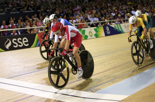 Laura Trott battled through illness to win points race gold ©Getty Images