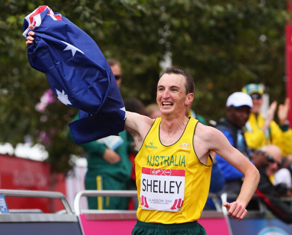 Michael Shelley of Australia was a surprise winner of the men's marathon ©Getty Images