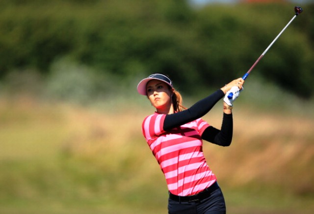 Michelle Wie struggled at Royal Birkdale today and missed the cut for the first time this year ©Getty Images 