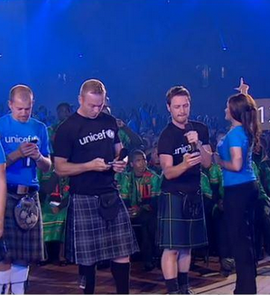 More than £2.5 million was raised for UNICEF during the Glasgow 2014 Opening Ceremony ©Twitter