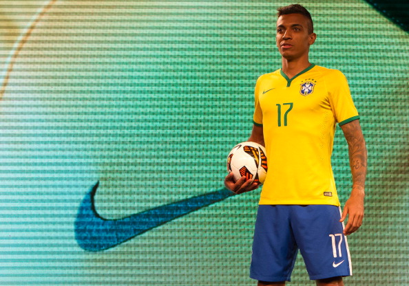 Nike, who supply World Cup hosts Brazil's kits, are neck and neck with Adidas in the Battle of the Brands ©Getty Images