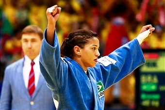 Olympic champion Sarah Menezes of Brazil will be one of the stars on show at this weekend's Tyumen Judo Grand Slam ©Getty Images 